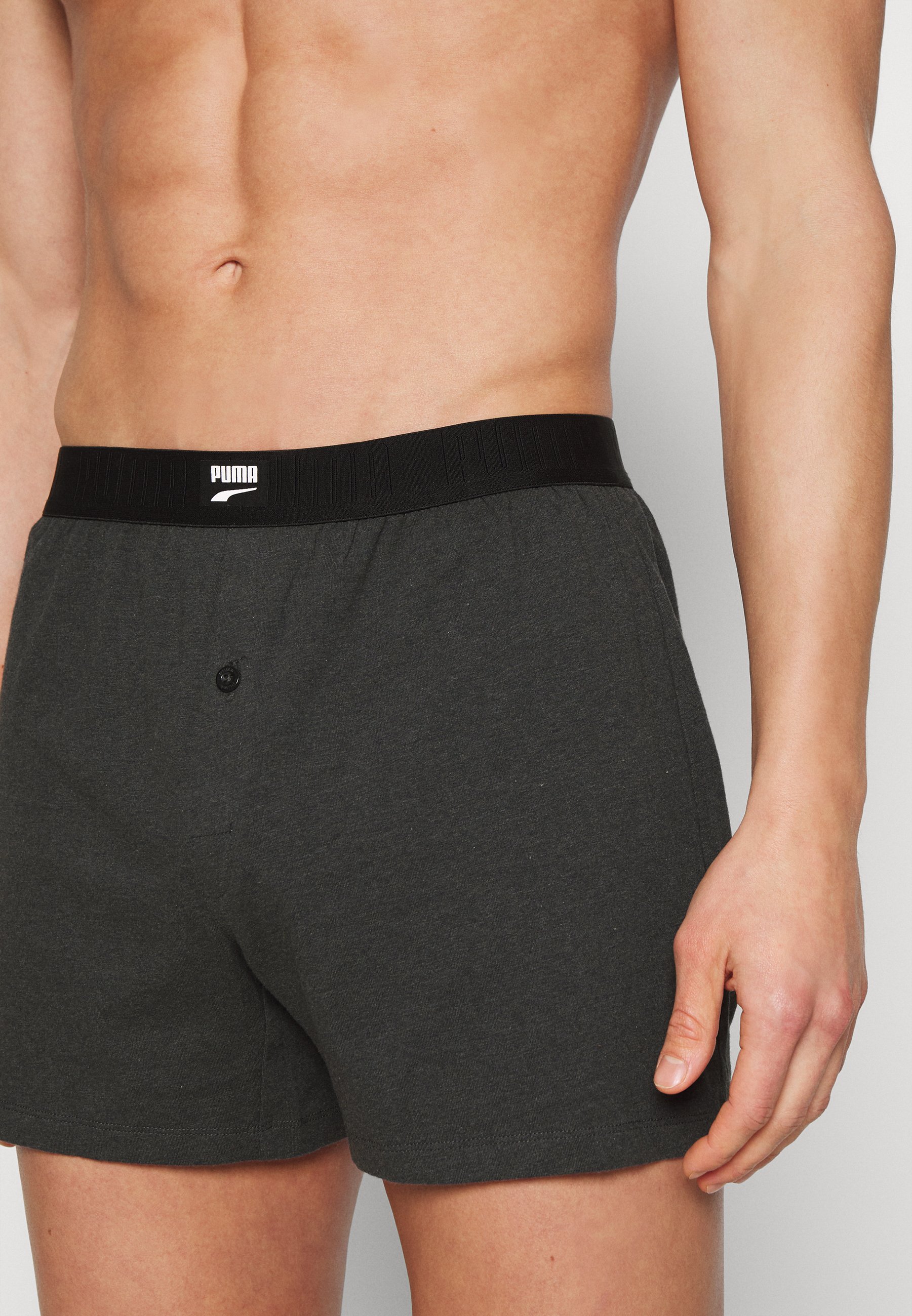 Puma MEN LOOSE FIT 2 PACK - Boxershort - benjamin blue/zwart - Zalando.nl