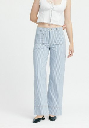 BRYCE - Stoffhose - blue stripe