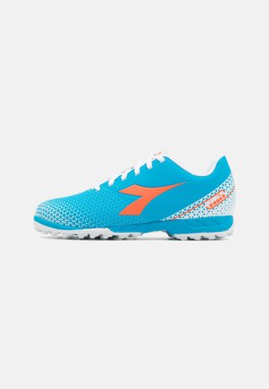 PICHICHI 6 TF JR UNISEX - Voetbalschoenen voor kunstgras - blue fluo/white/orange