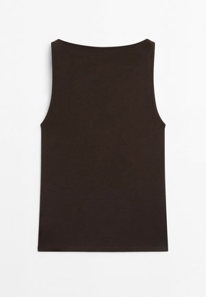 Massimo Dutti, STRAIGHT, ciemnobrązowy