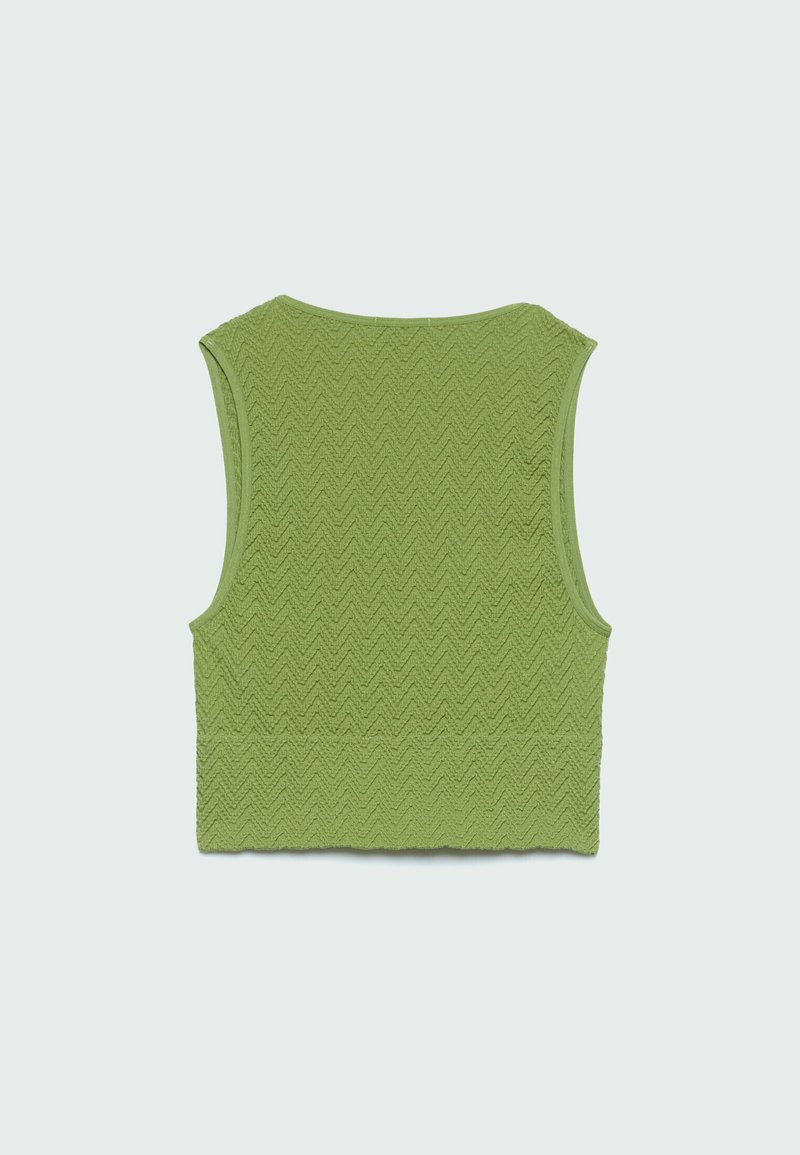 Damen T-Shirts | Stradivarius NAHTLOSES Top light green/hellgrün - DQ55034 Damen T-Shirts | Stradivarius NAHTLOSES Top light green/hellgrün - DQ55034