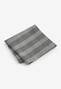 Next SAGE WITH FLORAL SET - Lommetørklæde - light grey light blue check