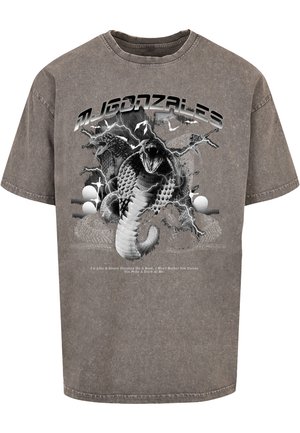 TOXIC ACID WASHED HEAVY - T-shirt con stampa - asphalt