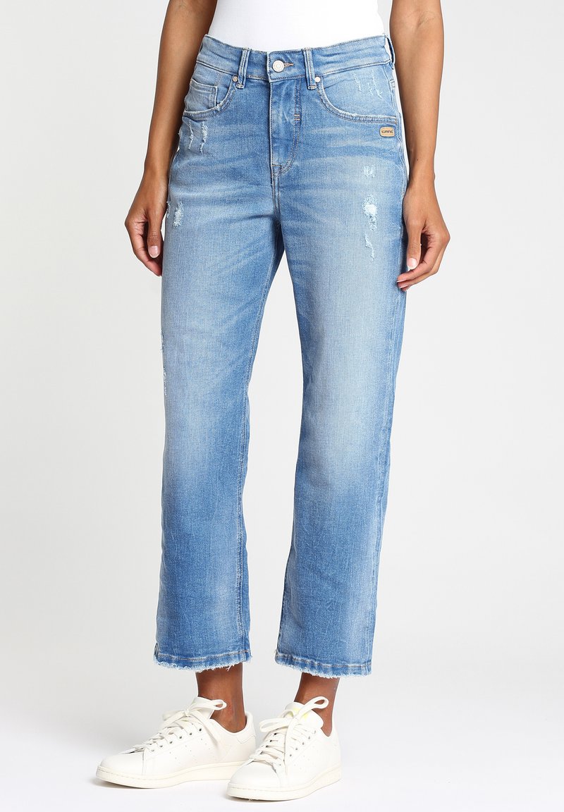 Gang Jeans Larga Uomo - Modello Cargo, Colore Blu Scuro, Composizione Cotone Ed Elastan