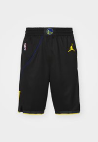 Nike Performance NBA GOLDEN STATE WARRIORS SHORTS - Sporto klubų atributika - black/amarillo