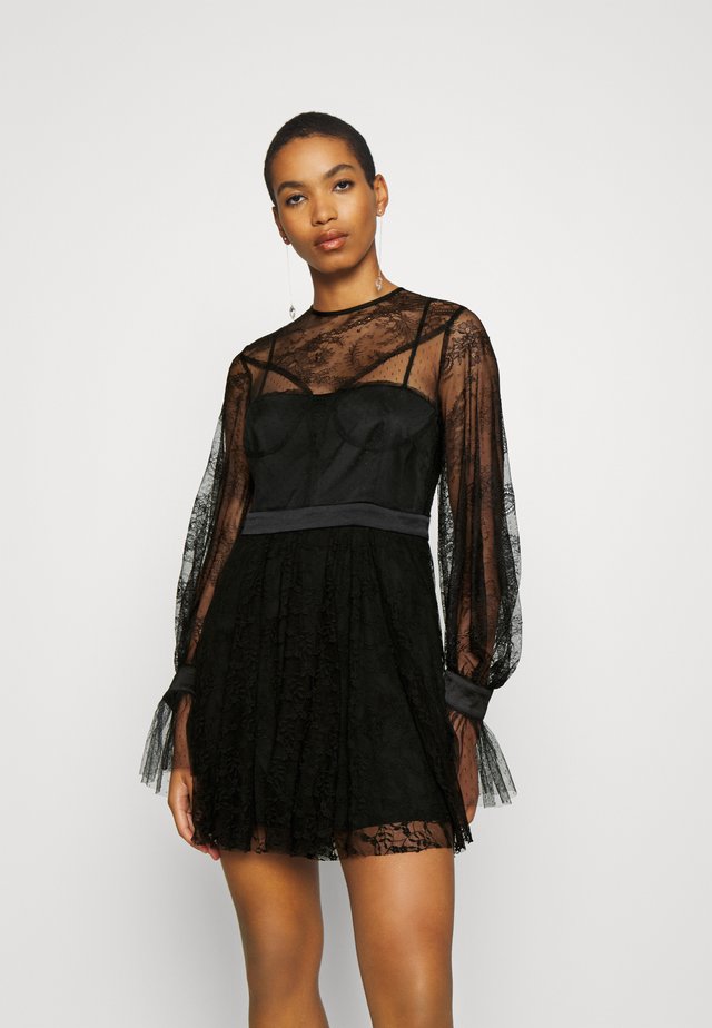 LOVE MINI DRESS - Cocktail dress / Party dress - black