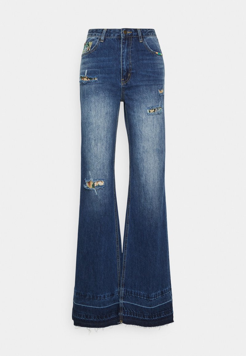 Desigual Flared Jeans blauw Desigual Flared Jeans blauw