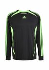 TEAM GEIST UNISEX - Long sleeved top - black/signal green