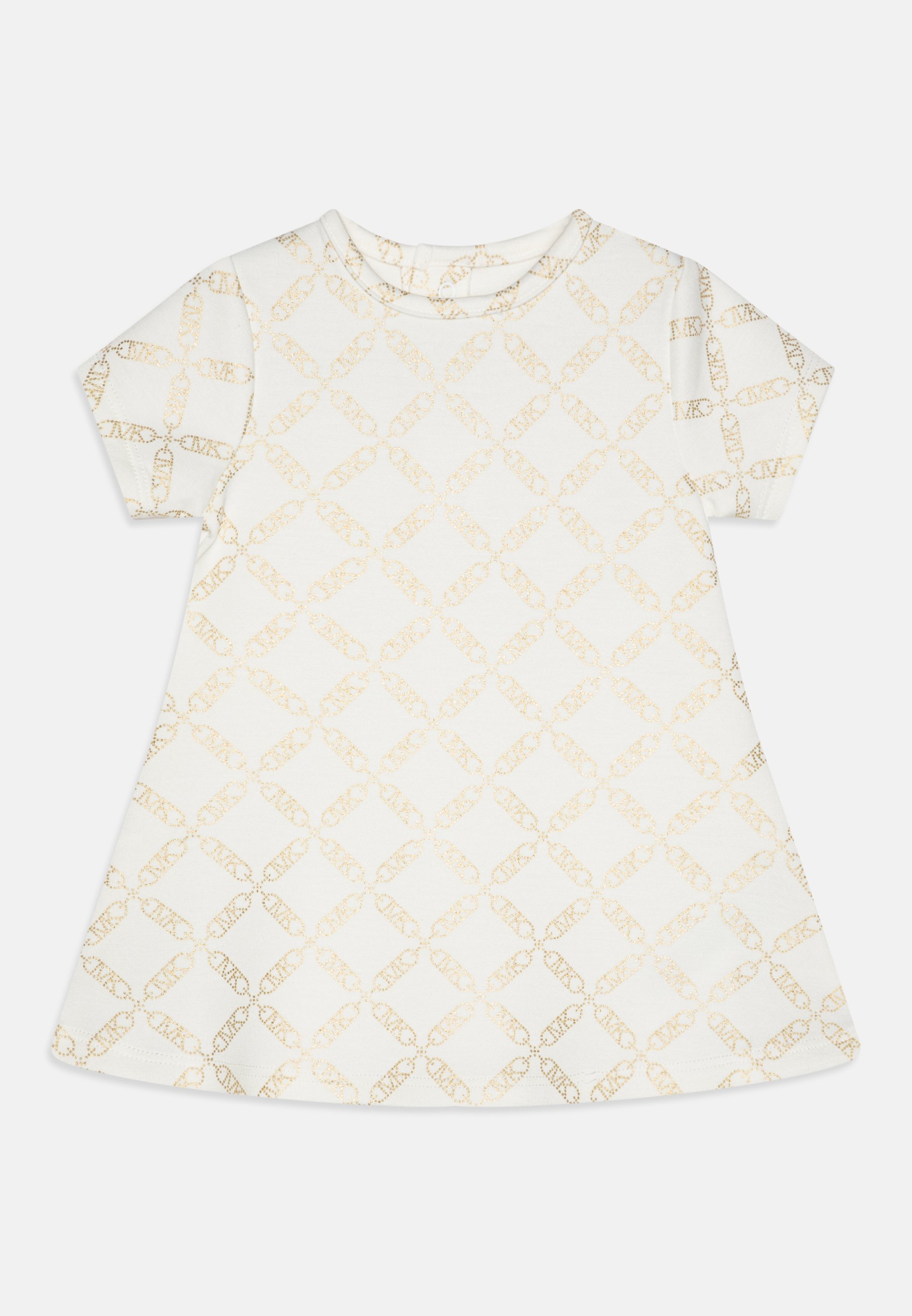 Michael Kors Kids BABY DRESS - Jersey dress - off-white/gold/off-white -  Zalando.ie