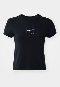 SLIM TEE - T-shirt imprimé - black