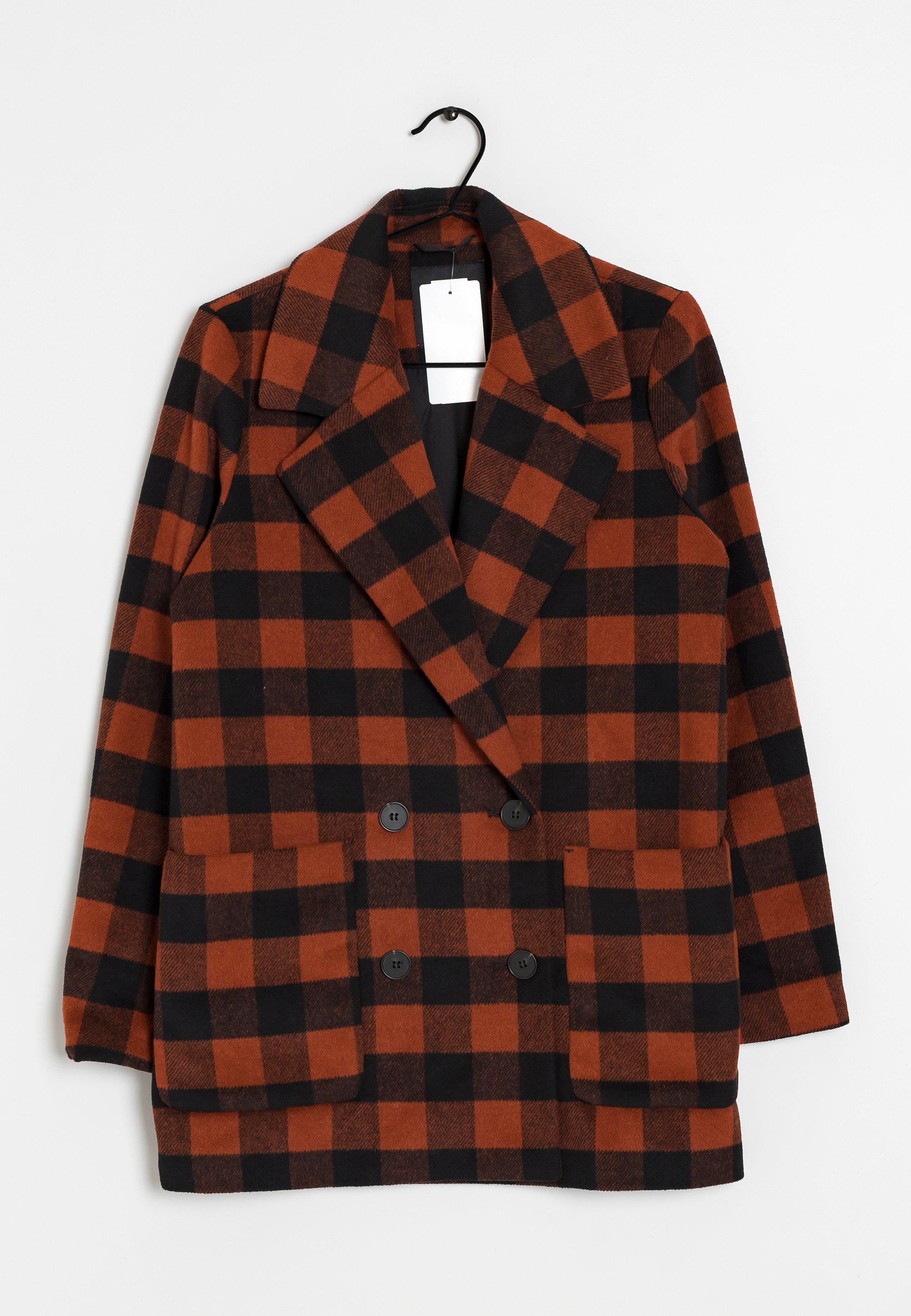 Monki Mantel Orange Monki Klassischer Mantel Red/rot (Pre-owned)