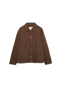 WITH POCKETS  - Veste en jean - dark brown