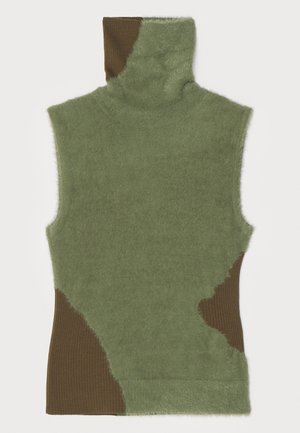 MM6 Maison Margiela TOP - Jersey de punto - sage