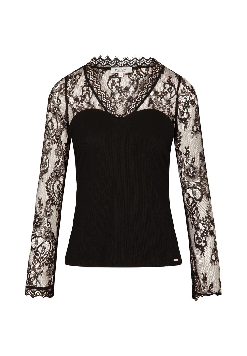 Morgan Haut Dentelle Manches Longues Morgan Body Manches Longues