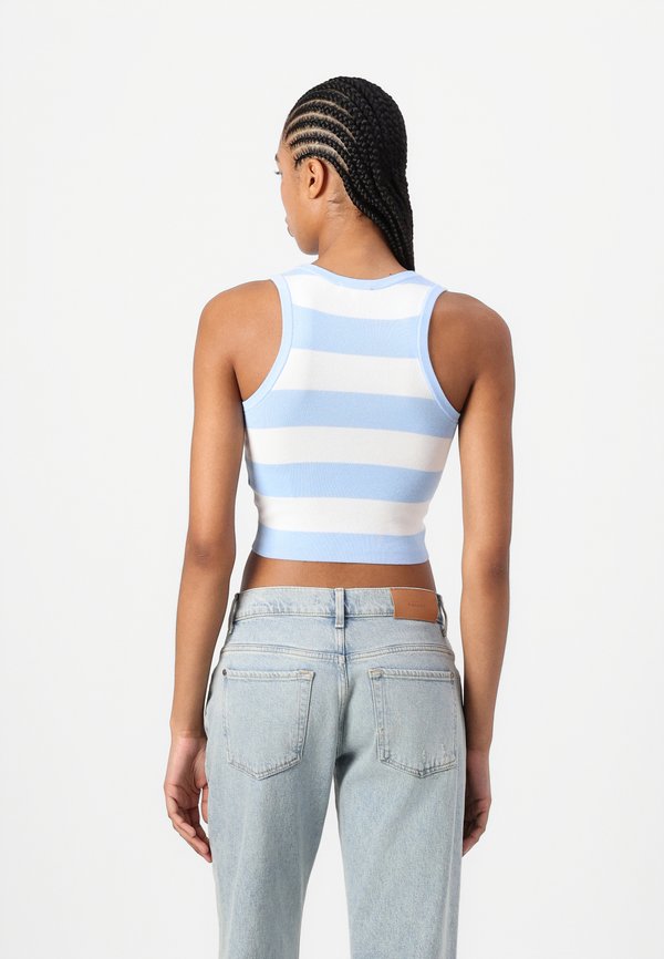 CROP STRIPE TANK - Top2