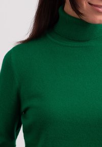 CASH-MERE CASH-MERE ROLLKRAGEN PULLOVER - Stickad tröja - rainforest grün