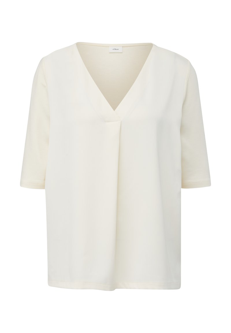 s.Oliver BLACK LABEL T-shirt basic crème s.Oliver BLACK LABEL T-shirt basic crème