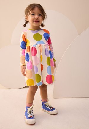 Next, REGULAR FIT  - LONG SLEEVE   - Strickkleid - rainbow spot