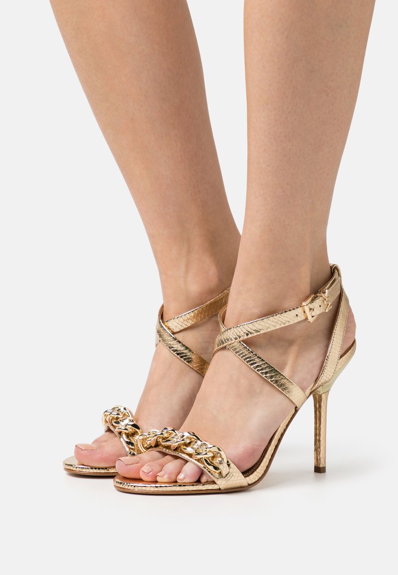 MICHAEL Michael Kors ASHA High heeled sandals pale gold/gold