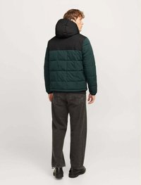 Jack & Jones GIUBBOTTO - Giacca di jeans - verde scuro