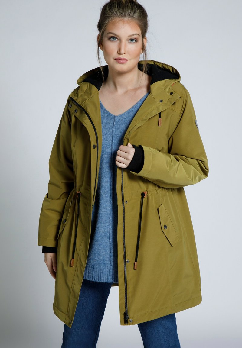 Damen Parkas | Ulla Popken Parka waldmoos/braun - AH11362 Damen Parkas | Ulla Popken Parka waldmoos/braun - AH11362