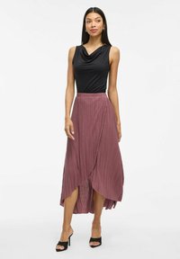 VILA VIPLIS HIGH WAIST - Ovito krilo - rose brown