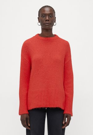 ONLMAGGIE LOOSE O NECK - Strikkegenser - salsa