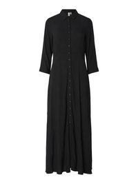 YASSAVANNA LONG SHIRT DRESS - Maxi-jurk - black