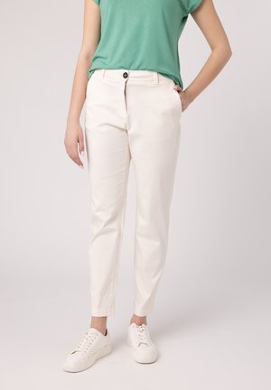 Nohavice chinos - white
