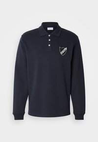 SHIELD - Bluză polo - dark navy ivory