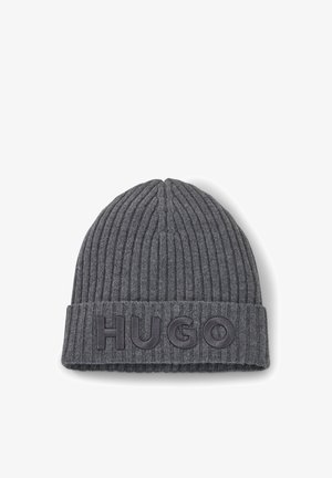 HUGO, UNISEX-X565-7 - Bonnet - dark grey