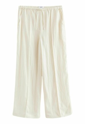 Next DRAWSTRING WIDE LEG - Broek - ecru