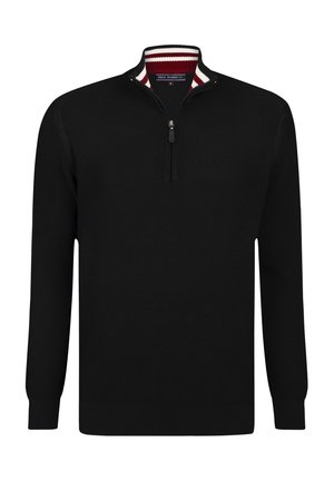 Stickad tröja - black