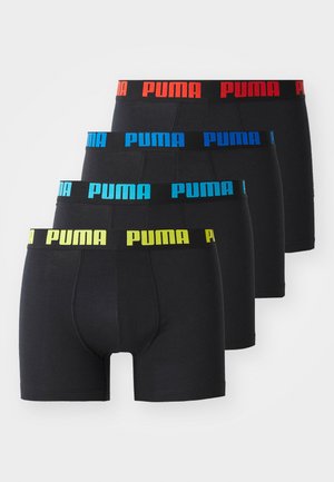 Puma MEN EVERYDAY BOXER 4 PACK  - Apakšbikses - black