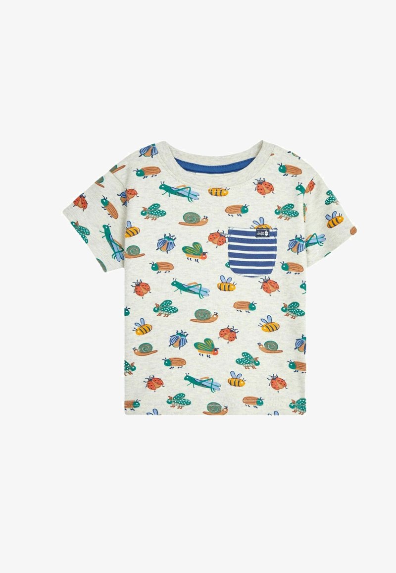 JoJo Maman Bébé GARDEN BUGS REGULAR FIT - Printtipaita - natural garden bugs