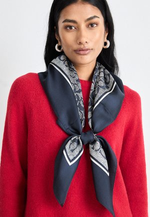 COACH VINTAGE SIGNATURE PRINTED SQUARE - Tuch - midnight navy