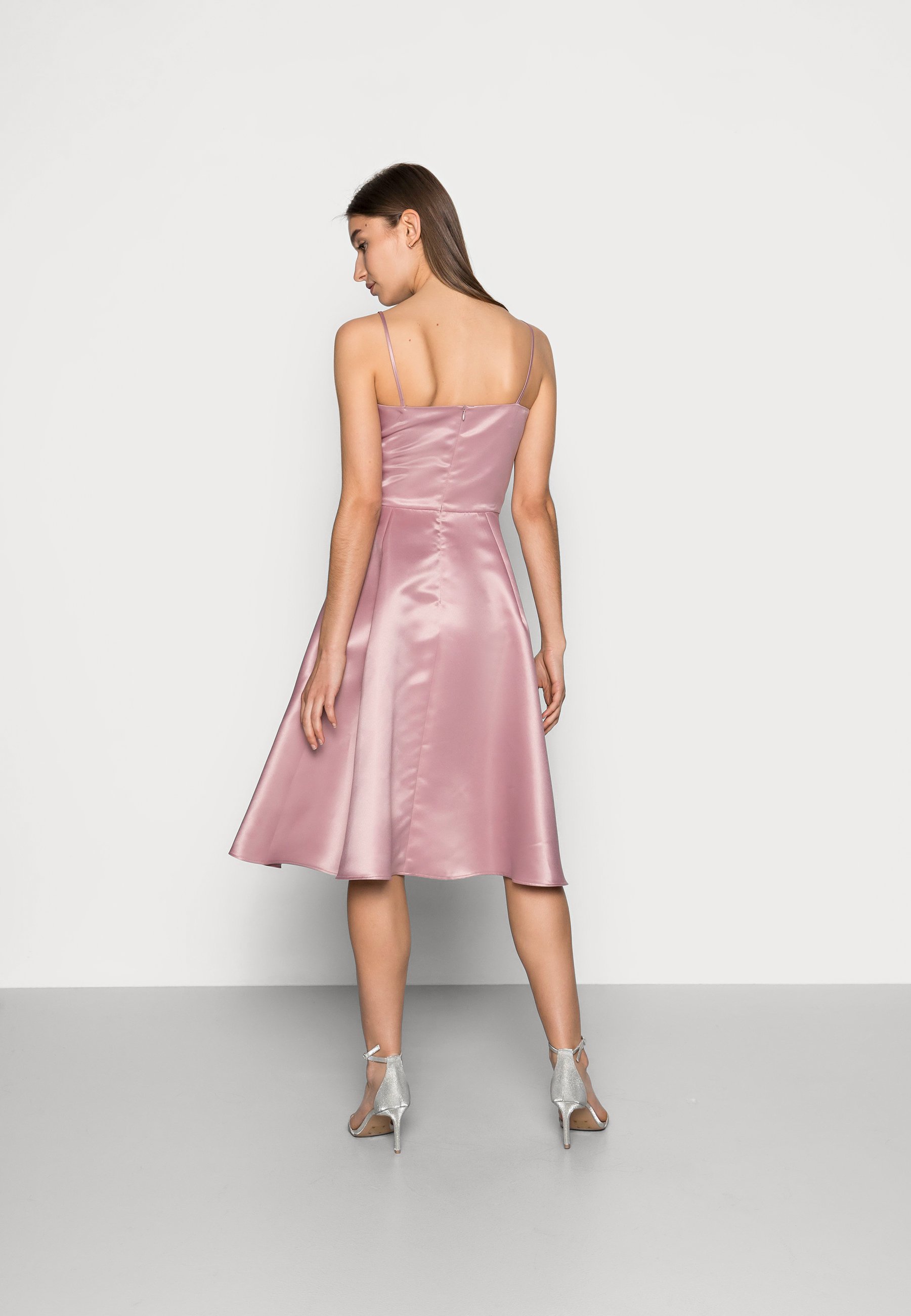 robe rose pale soiree