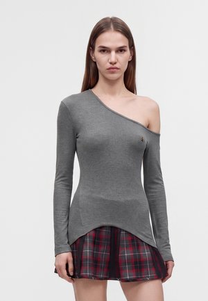 Vivienne Westwood, ORGY SHOULDER - Блуза с дълги ръкави - dark grey melange