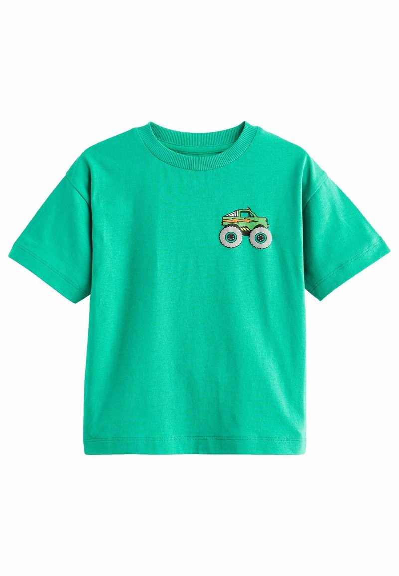 Next BACK SHORT SLEEVE - Triko s potiskem - green