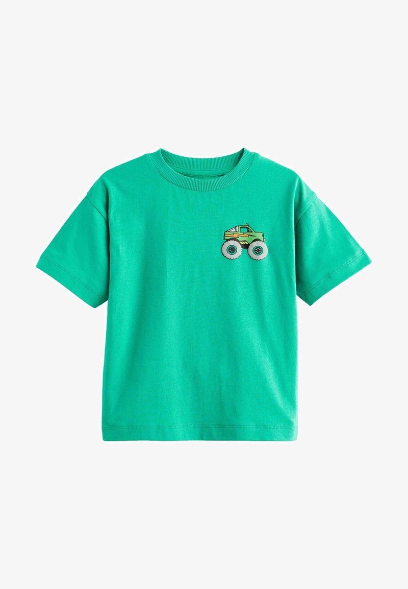 Next BACK SHORT SLEEVE - Triko s potiskem - green