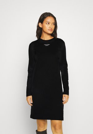 STACKED DRESS - Day dress - black