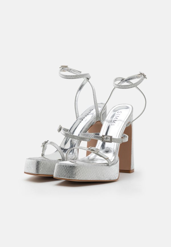 MAEY - High heeled sandals - silver2