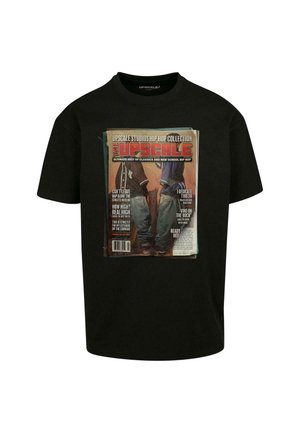 UNISEX MAGAZINE - Tričko s potlačou - black