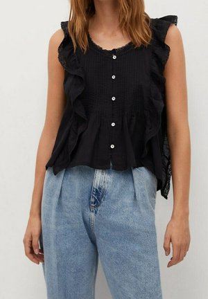 Bluse - black