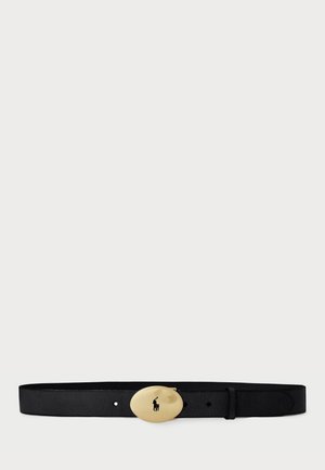 POLO ID OVAL-BUCKLE VACHETTA BELT
 - Lietišķa stila josta - black