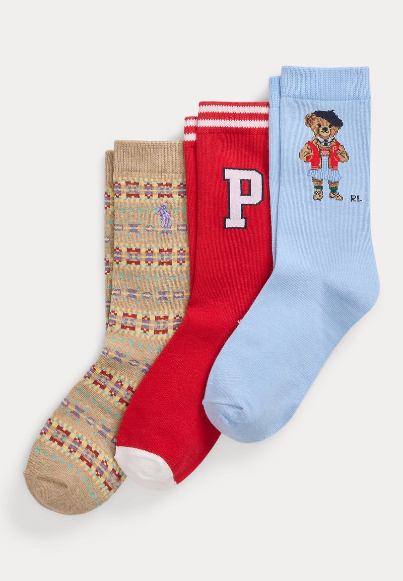 Polo Ralph Lauren POLO BEAR CREW SOCK 3 PACK Sokken multicoloured