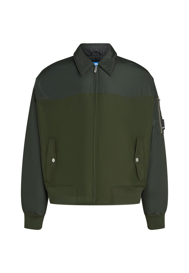 Karl Lagerfeld Jeans Jas donkergroen