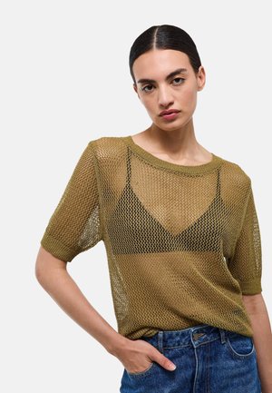 Monoprix, T-shirt basique - vieil or