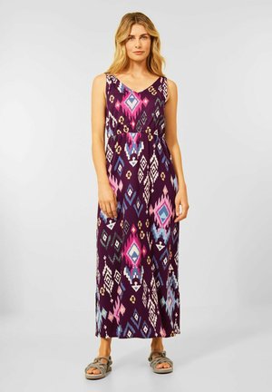 MIT PRINT - Maxi dress - rot