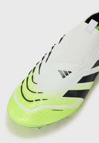adidas Performance PREDATOR ELITE UNISEX - Chaussures de football pour terrain sec - white/core black/lucid lemon